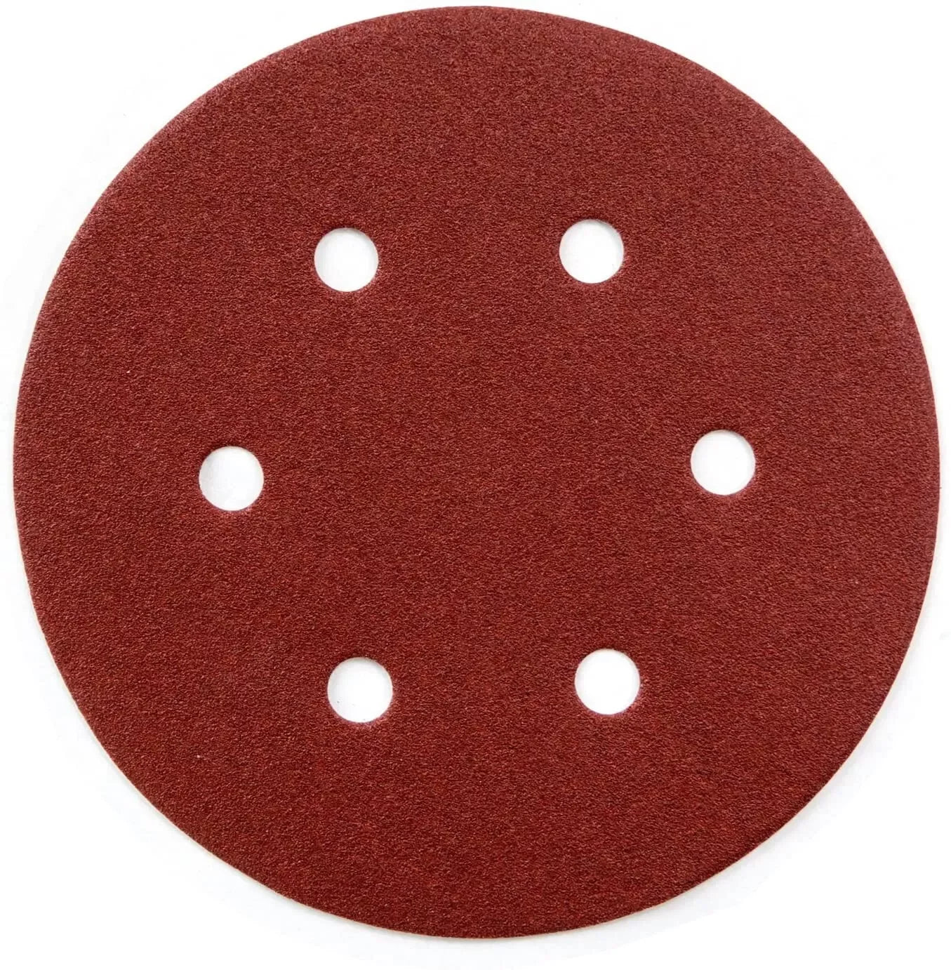 Set 12 100pcs 150mm 6-Hole Sanding Discs 180 240 320 Grit Hook Loop Orbital Sander Pads Aluminum Oxide Material OEM Customizable