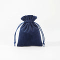 7*9cm Wholesale Luxury Soft Navy Blue Jewellery Velvet Storage Pouch Bag Velvet Memento Gift Bags Perfume Bottle Package