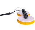 Zhenda Double Headed Solar Panel Cleaning Brush Aluminum Alloy Handle Durable Electric Solar Cleaning Brush