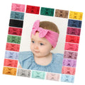0-3 Hair Accessories Newborn Toddler Baby Headband Turban Stretchy Soft Nylon Infant Hairband Kids Hair Bow with Elastic Band