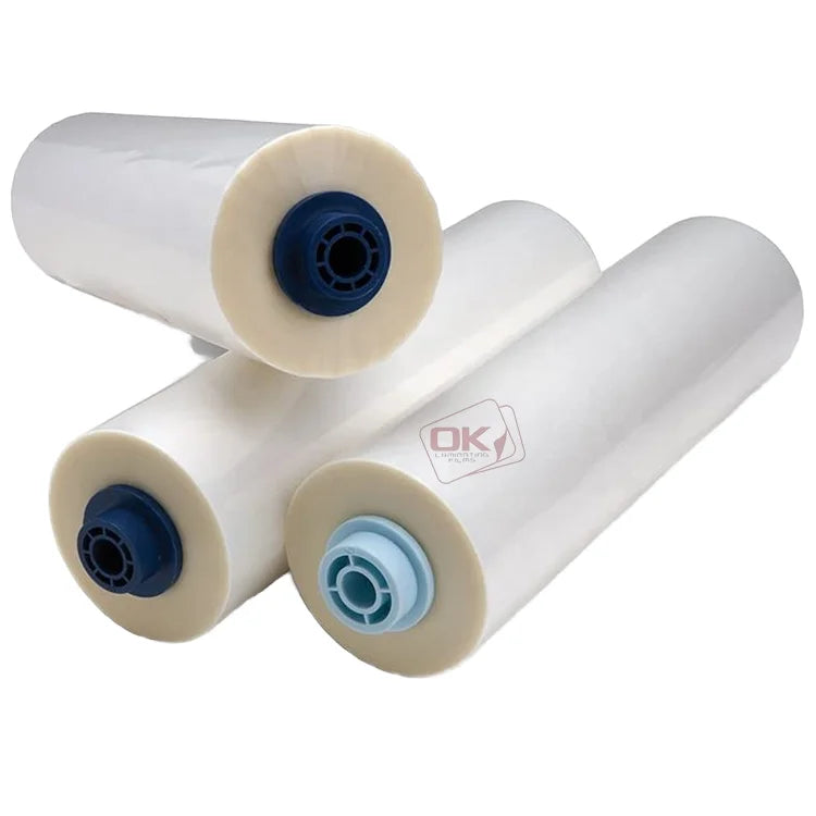 1.2mil Glossy PET Laminating Film Soft Touch Lamination Roll Film Roll 500' 12"