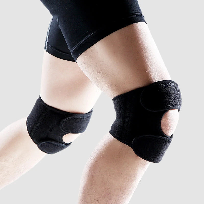 For MKAS Adjustable Neoprene Patella Knee Strap Brace with Custom Logo Colorful Open Silicone Knee Support