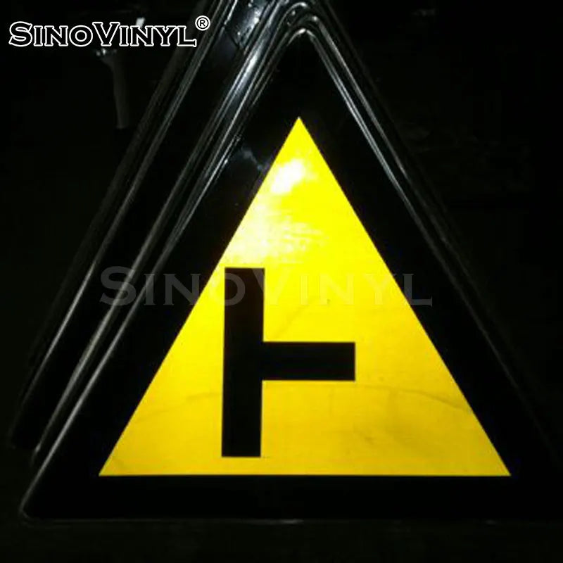 Poster Materials Traffic Safety Signs Road Reflective Sticker Self Adhesive Reflective Film