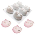 HY Small Size 3D Rabbit Silicone Mousse Molds Easter Bunny Cake Baking Mold