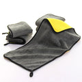 Wholesale Microfiber Solid Color Double-sided Coral Microfiber Quickly Dry Strong Absorb Water Car Washing Towel