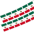Mexico Bunting String Flag 5.5X8 in for Outdoor and Indoor Decoration (12pcs/Unit)
