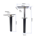 Black Press Lifter Manual Lifter Desk Accessories 360 Degree Rotatable Metal Sturdy Multipurpose for Coffee Table