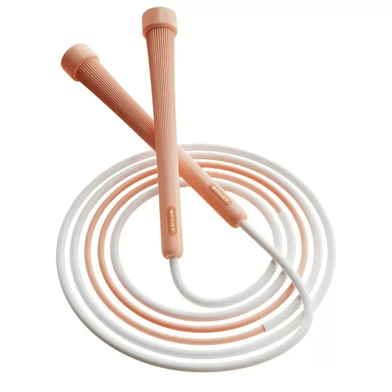 Custom Logo Adjustable Gym Sport High-Speed Jump Rope Premium PVC Exercise with Long Plastic Handle Wholesale