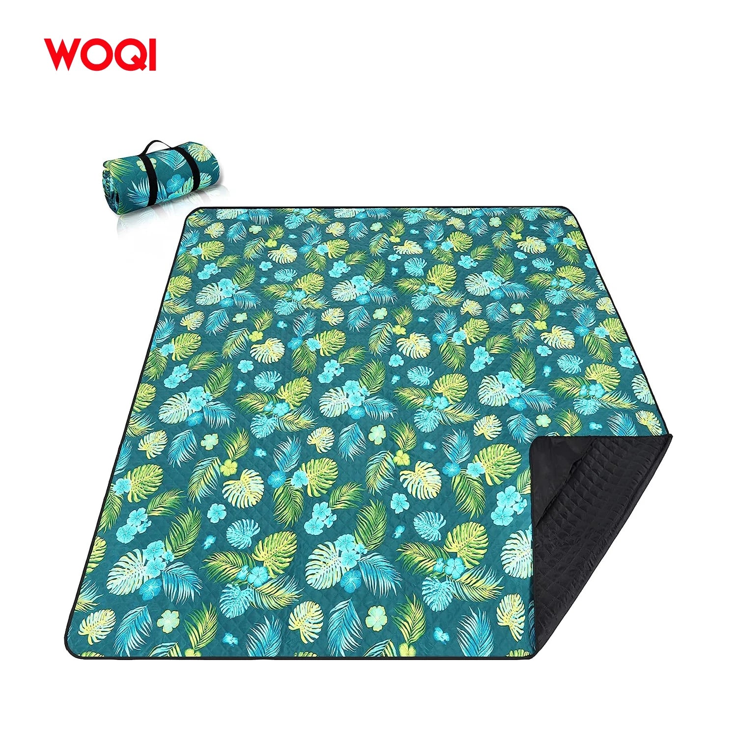 WOQI Picnic Blanket Large Waterproof Foldable Outdoor Beach Blanket