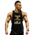 New Summer Vest Bodybuilding Clothing Fitness Mens tank Top Sleeveless Undershirt Gym Stringer Singlet Men