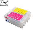 BOMA.LTD 350ML T3400 Refillable Ink Cartridge Tank No Chip T41W T41F for Epson SC-T3400 SC-T3400N SC-T5400 T3480 T5480 Printers