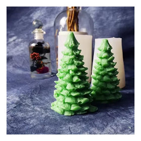 New Arrival 3D Christmas/Santa Claus Shaped Food Grade Silicone Candle Mold for Christmas