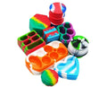 HY Silicone Concentrate Wax Container Multi Compartment Non-stick Jars