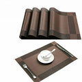 Custom logo Home Accessories Placemats Washable PVC Dining Table Mats Heat Resistant Sustainable Woven PlaceMats