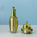 High-grade 50ml/30ml Gold Cosmetic Packaging Cream Cream Cream Jar Luxury Skin Care Lotion Bottle
