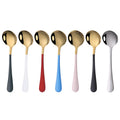 Flatware Colored Stainless Steel Spoon and Dinner Spoon