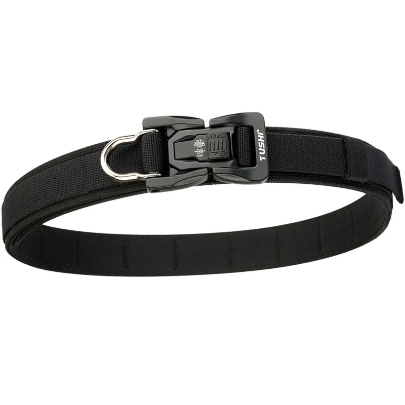 Adjustable Nylon Waist Belt for Men Custom Logo Casual Outdoor Tactical Gun Training Multi-Functional Fabric Belt Alloy Buckle