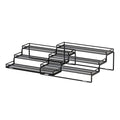 Multi Layers Metal Spice Holder Foldable Seasoning Bottle Iron Rack