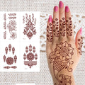 High Quality Temporary Tattoos Fashion style Henna Temporary tattoos waterproof henna sticker stickers brown hand tattoos