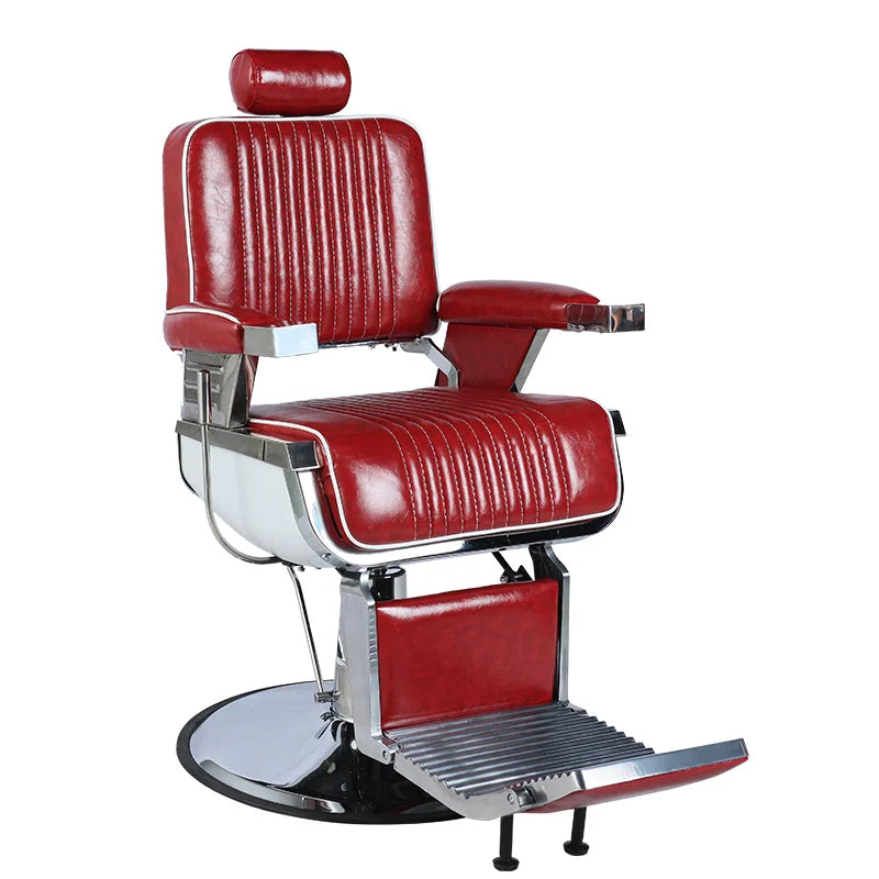 Modern Luxury Barber Style Beauty Chair Cheap Lockable Hair Equipment Furniture Wholesale Black Plastic Tool Salon Furniture