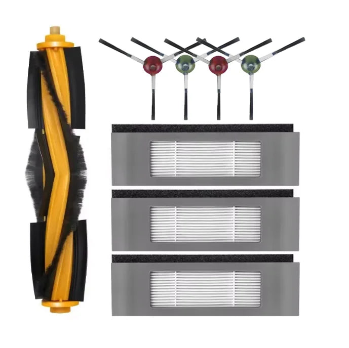 Main Brush Hepa Filters Side Brush Kit Fit for Ecovacs OZMO 950 920 T8 T5 T9 T9+ N8 Pro Ecovacs Deeboot N8 Pro