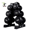 Free Shipping Professional 12 Sides Dumbbell in LBS Weights Dumbbells Set