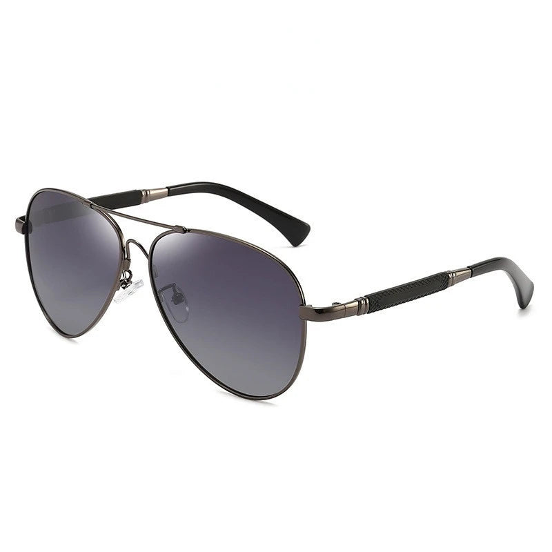 2023 New Compression Resistant pilot Metal Sunglasses UV400 Sunglasses Polarized Men Driving HD Sunglasses Wholesale