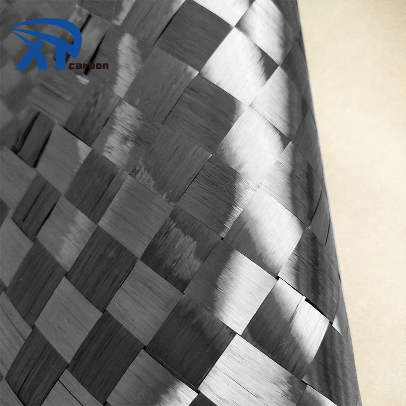 12k Carbon Fiber 80g Spread Tow Fabric Plain Twill Cloth Product