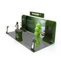 Portable Aluminum Dye Sublimation Trade Show Display Stand 10 X 20 Booth Exhibition for Sale