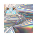 Wholesale Waterproof Pu Holographic Laser Laster Shiny Reflective Iridescent Faux Leather for Making Clothes Shoes Bags