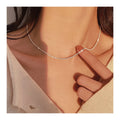 HOVANCI Wedding Party Collar Jewelry Sparkling Clavicle Chain Choker Necklace Valentine's Day Gift for Women