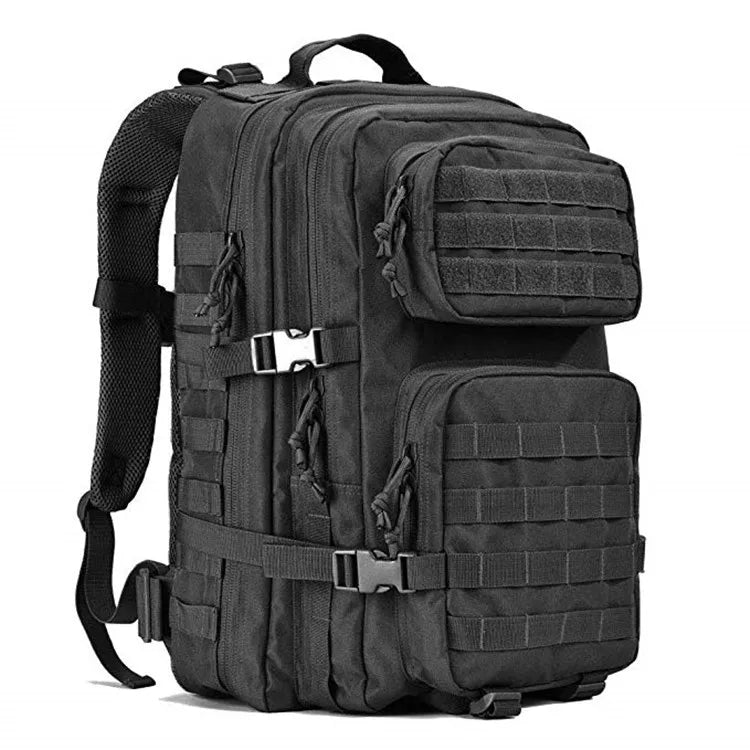 900D Waterproof Oxford Caflage MOLLE Tactical Backpack 45L Rucksacks with Zipper for Outdoor Sports Camping & Hiking