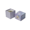 Custom Logo Printed Kraft Paper Candle Gift Box Set with Sponge Liner Matt Lamination UV Coating Square Shape with Free Sample
