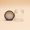 Black Smooth Childproof Lid Glass Jar 1oz 2oz 3oz 4oz Wide Mouth Empty Glass Jar Glass Cosmetic Cream Jar Packaging
