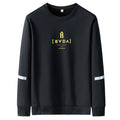 Best Sale Mens Crewneck Sweatshirt Custom Printed Logo New Style Polyester Terry Knitted Weave Anti-Shrink
