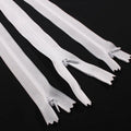 Wholesale Close-end Mesh Tape Zip Water-drop Slider #3 Invisible Lace Tape Nylon Zipper for Lightweight Clothing Accessories