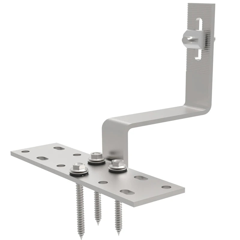New Arrivals Stainless Steel Roof Hook for Solar Mounting System Upright Photovoltaic Solar Roof Hook