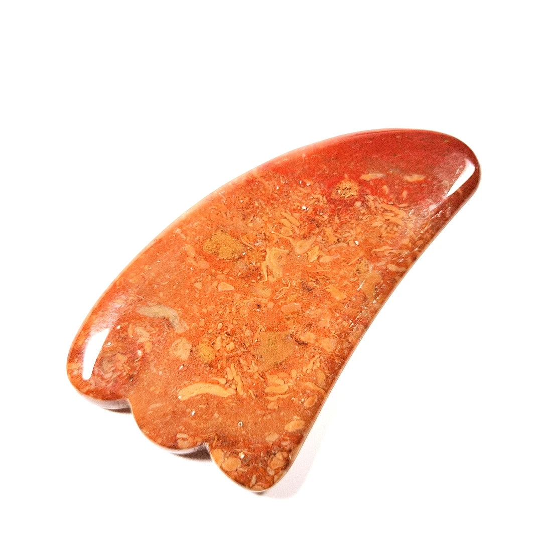 Huiying Natural mookaite jasper other massager products Face Gua Sha Board claw Beauty Scrapping Plate Face Guasha Massage