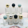 New Style Luxury Custom Clear 30ml 50ml Spray Empty Refillable Glass Perfume Bottles With Gold Cap