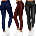 S-3Xl Women Pu Leather Pants Black Sexy Stretch Bodycon Trousers Women High Waist Long Casual Pencil Pants Zip Skinny Pant 10%
