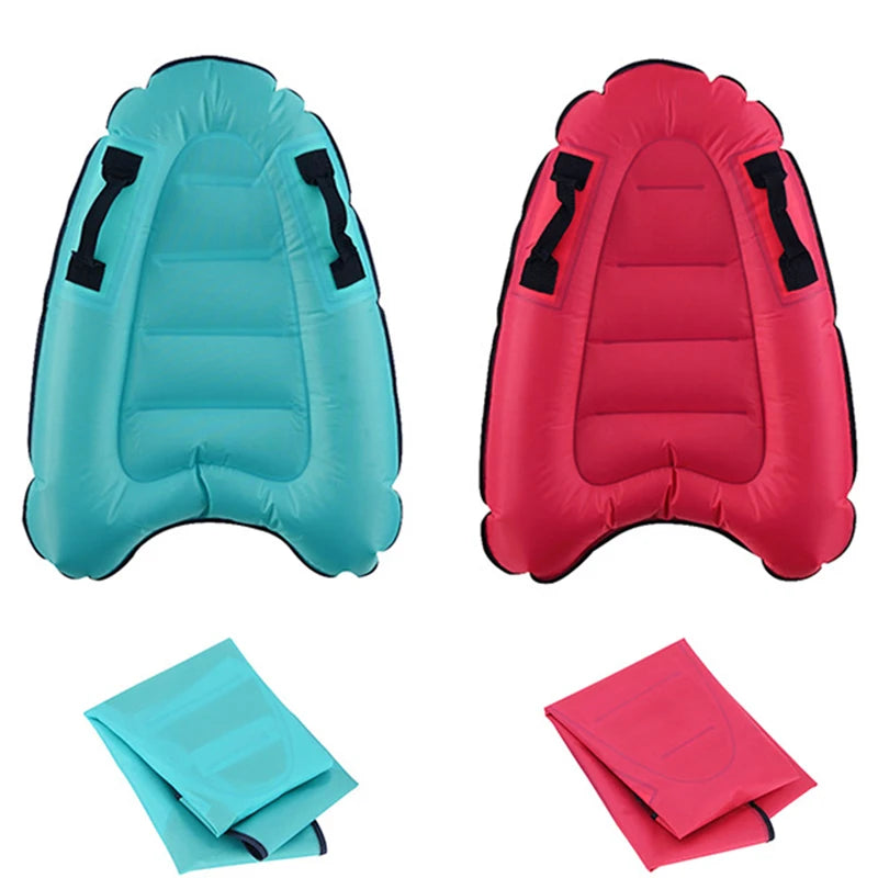 60x80cm Children Inflatable Bodyboards Kids Lightweight Soft Mini Surfboards Outdoor Swimming Pool Beach Floating Mat Pad Float