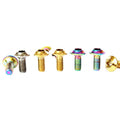 SDPSI DCT (2) M5x14 Bicycle Brake Block Bolts Ti/Golden/Rainbow GR5 TC4 Titanium Screw in Inch Measurement System