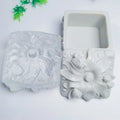 Early Riser Strawberry Frosted Mirror Jewellery Storage Box Silicone Mold Concrete Cement Ornaments Candle Jar Mouldings Set