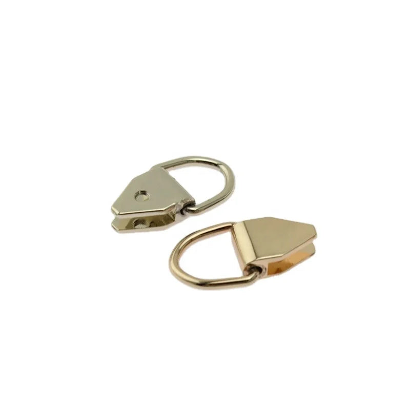 Nolvo World 2 Color 27*10 mm Bags Belts Strap Leather Craft Metal Clip of the Package Chain Metal Edge Clip Side Bag Accessories