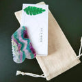 Huiying Hot Sell Fluorite Massage Therapy Apparatues square Jagged Shape Facial Gua Sha Stone