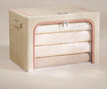 Custom Large Capacity Foldable Fabric Storage Box Organizer for Clothing Shoes Bags Wardrobe Household Use