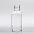 Wholesale Transparent Boston Round Glass Bottle