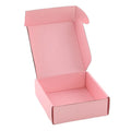 Immediate Shipping Corrugated Paper Box in Pink Black White with Matt Lamination & UV Coating Printing Handling