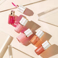 Vegan Clear Pink Waterproof Liquid Lip Base Lip Gloss Custom Mini Liquid Lipstick With Tubes and Packaging Box