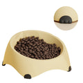 Durable Stainless Steel Pet Feeder Modern 15 Degree Tilted Detachable Single Dog Bowl Solid Pattern for Cat Food Water Serving